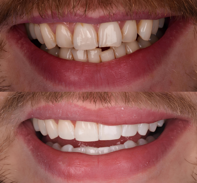 dental veneers before and after