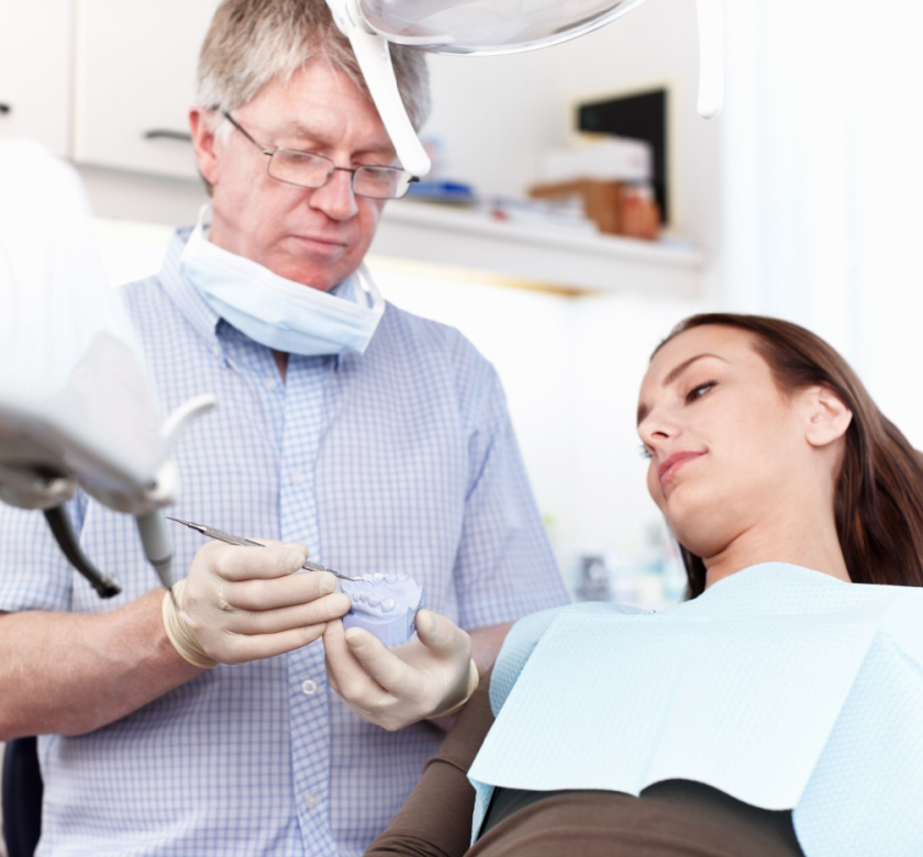 dentist performing root canal